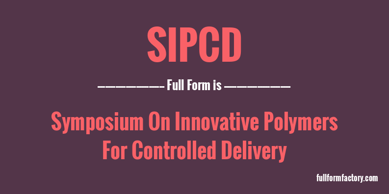 sipcd-full-form