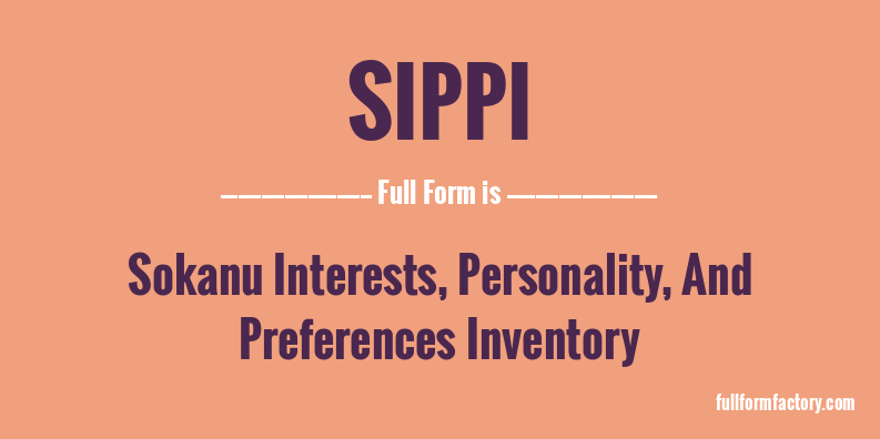 sippi-full-form