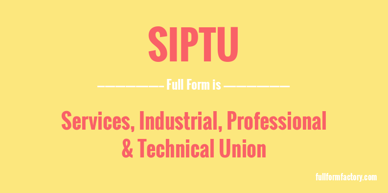 siptu-full-form