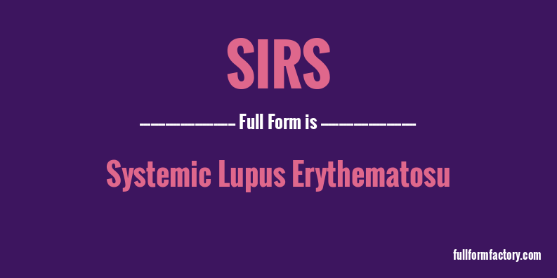 sirs-full-form