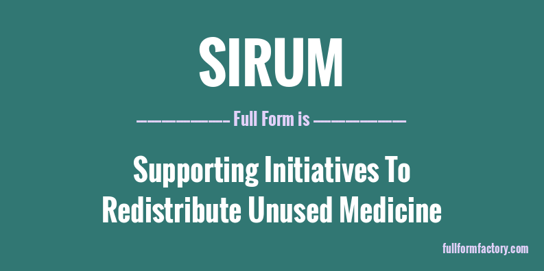 sirum-full-form