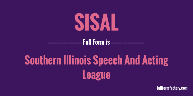 sisal-full-form