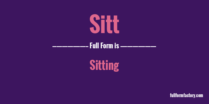 sitt-full-form