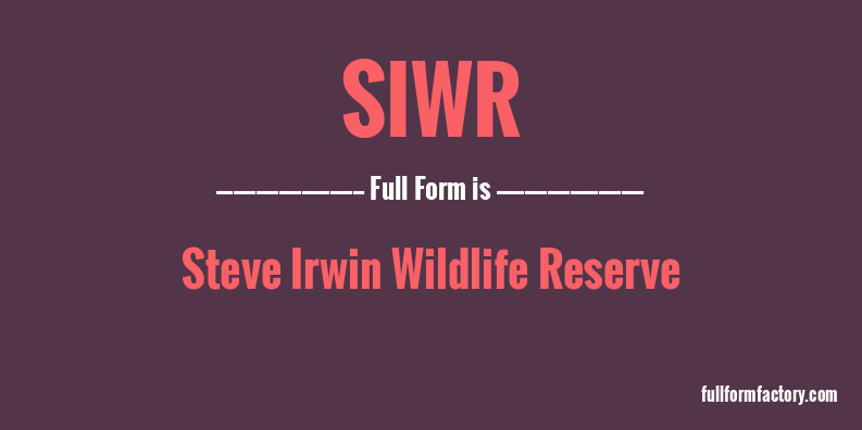 siwr-full-form