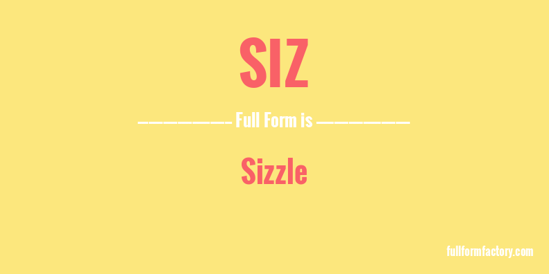 siz-full-form