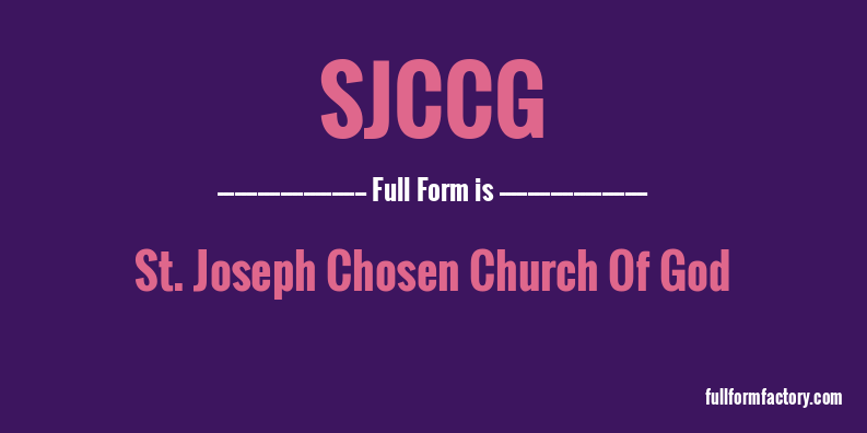 sjccg-full-form