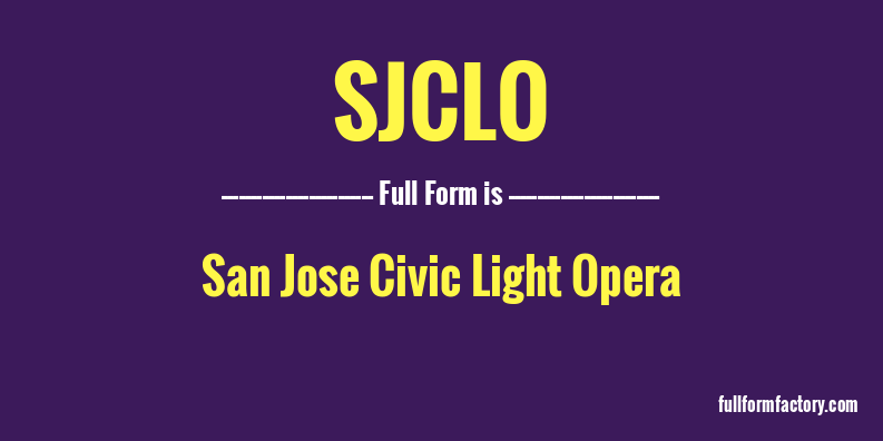 sjclo-full-form