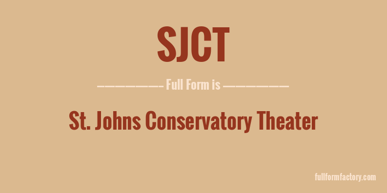 sjct-full-form