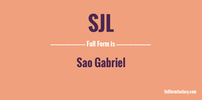 sjl-full-form