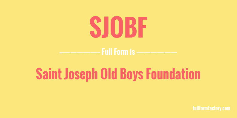 sjobf-full-form