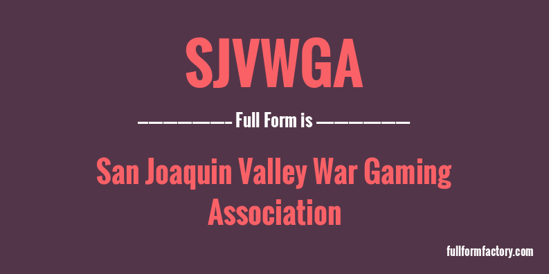 sjvwga-full-form