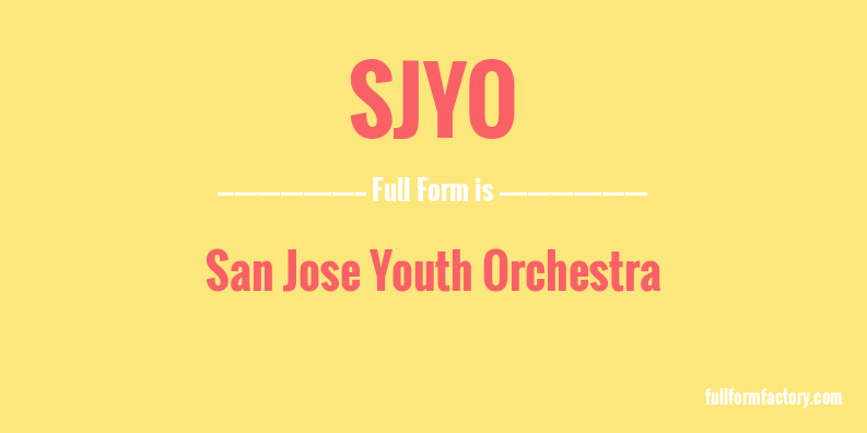 sjyo-full-form