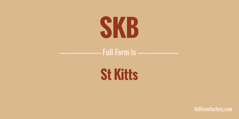 skb-full-form
