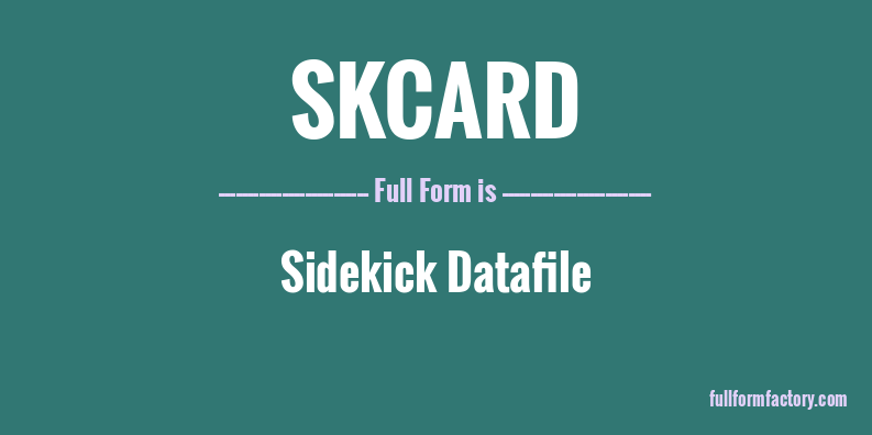 skcard-full-form