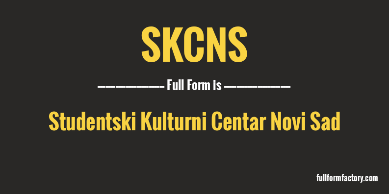 skcns-full-form