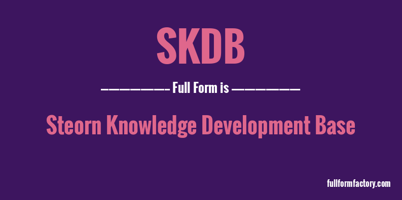 skdb-full-form
