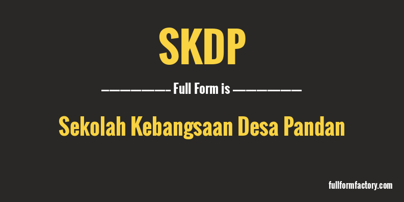 skdp-full-form