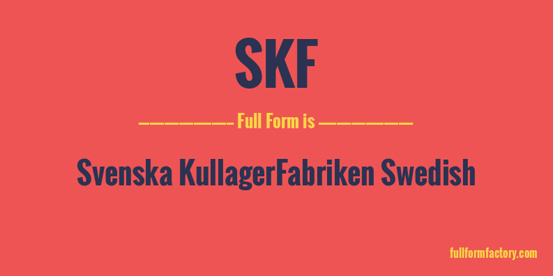 skf-full-form