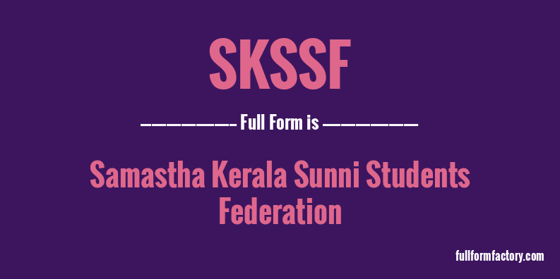 skssf-full-form