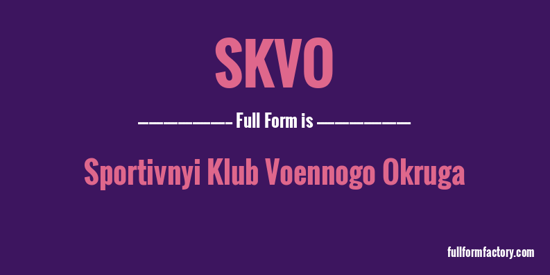 skvo-full-form