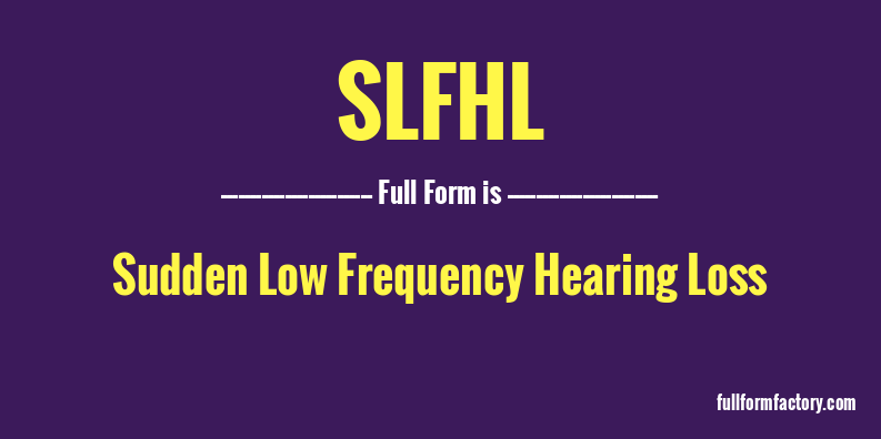 slfhl-full-form