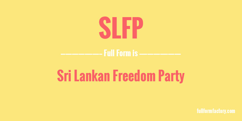 slfp-full-form
