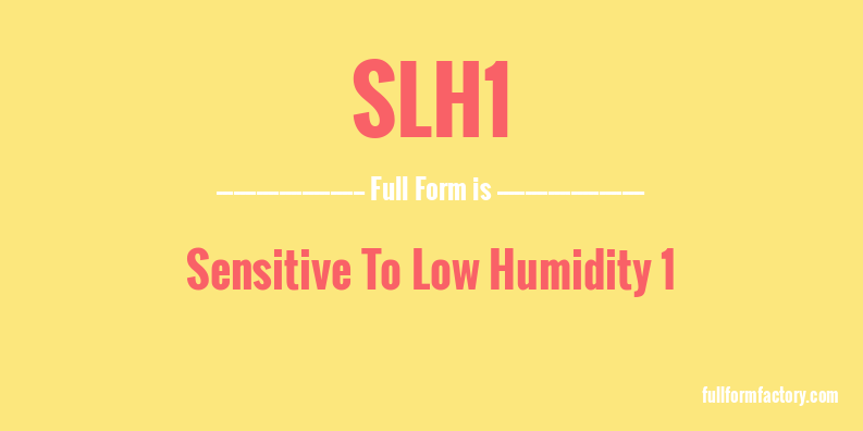 slh1-full-form