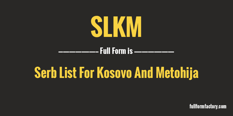 slkm-full-form