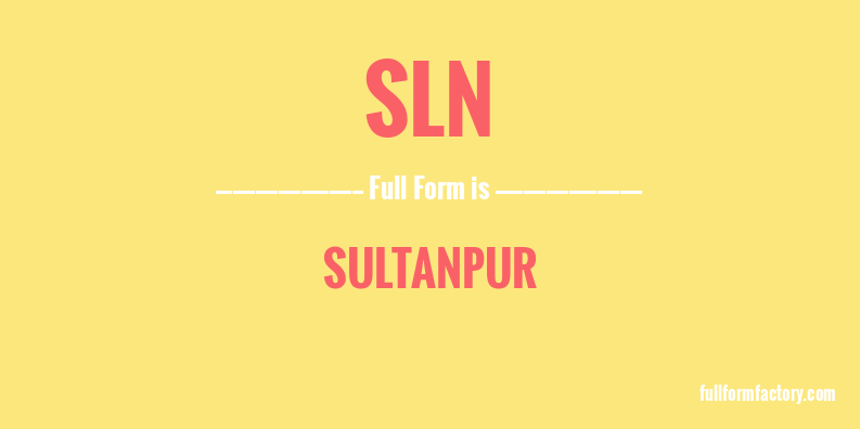 sln-full-form