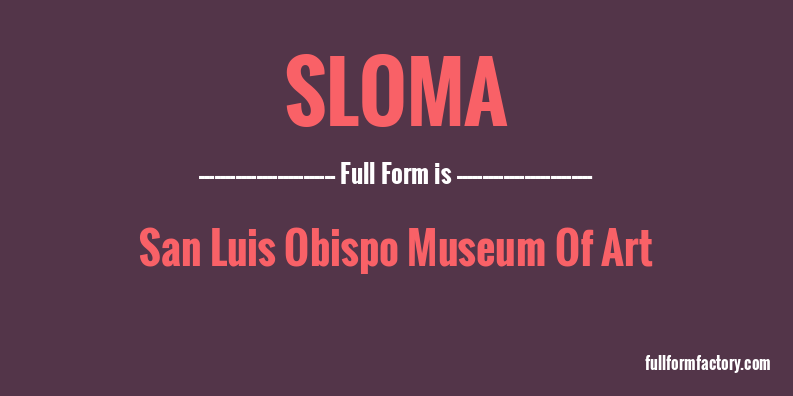sloma-full-form