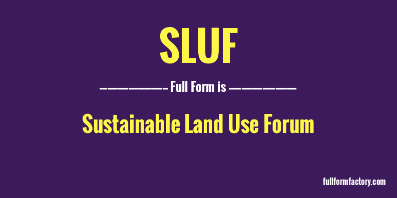 sluf-full-form