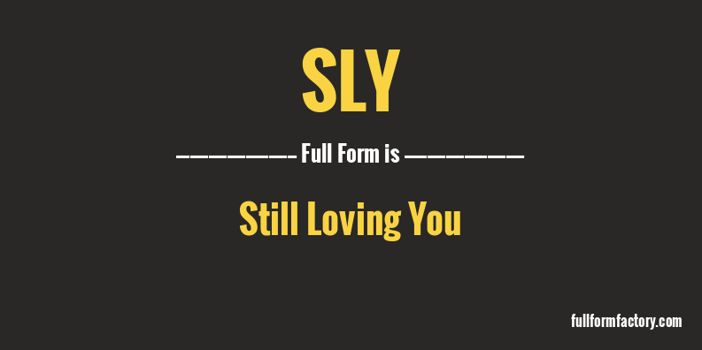 sly-full-form