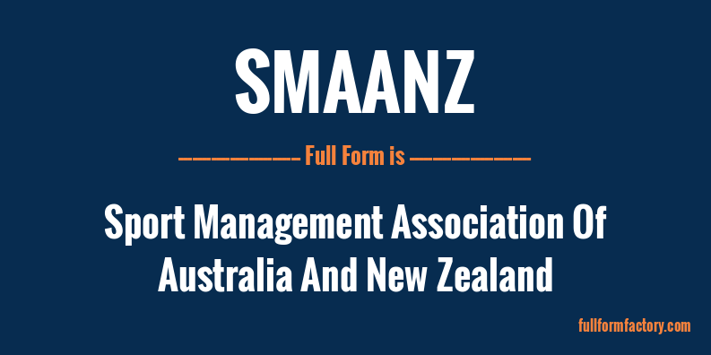 smaanz-full-form