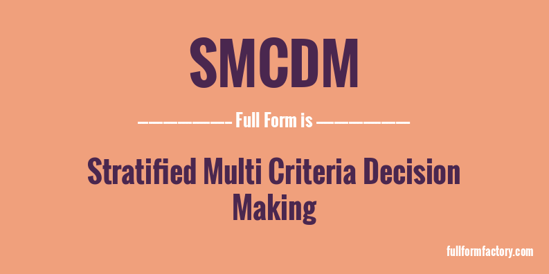 smcdm-full-form