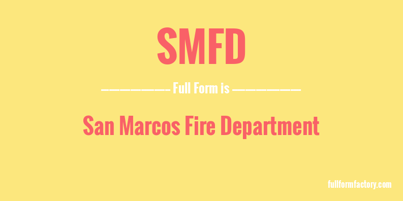 smfd-full-form