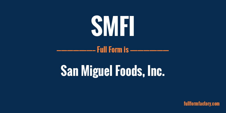 smfi-full-form