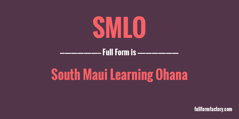 smlo-full-form