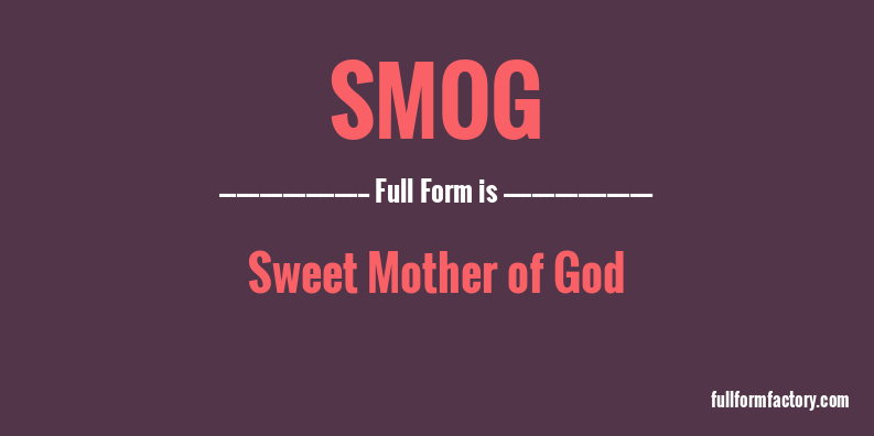 smog-full-form