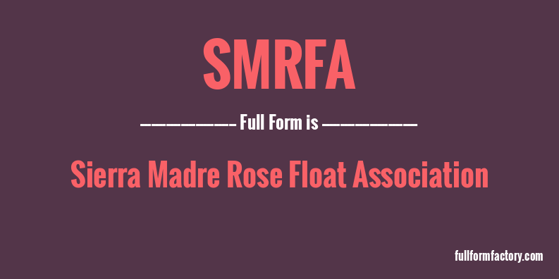 smrfa-full-form