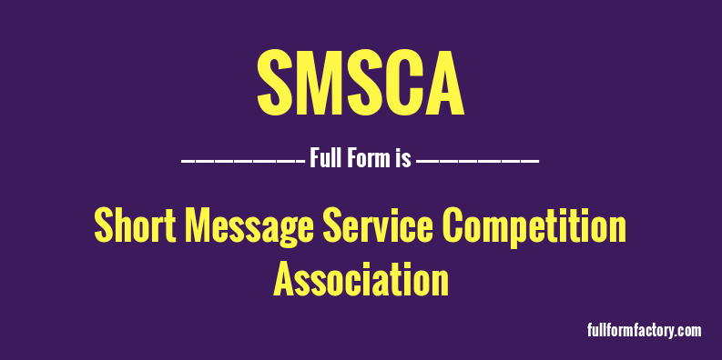 smsca-full-form