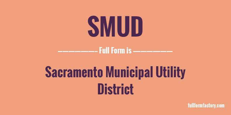 smud-full-form