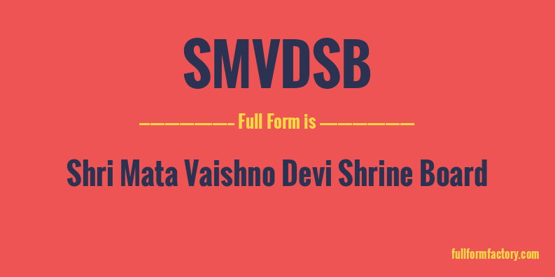 smvdsb-full-form