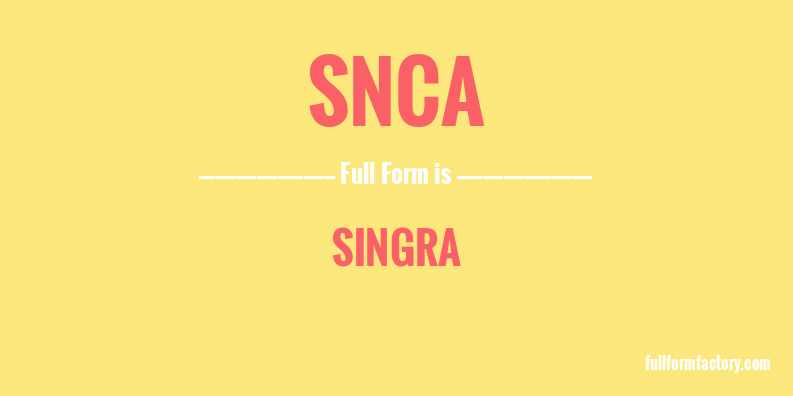 snca-full-form