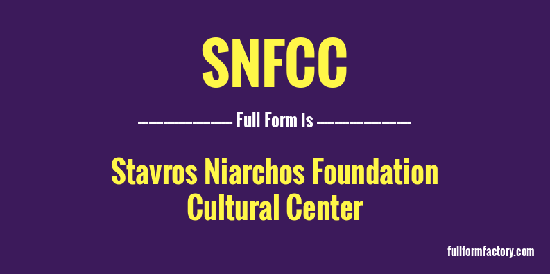 snfcc-full-form