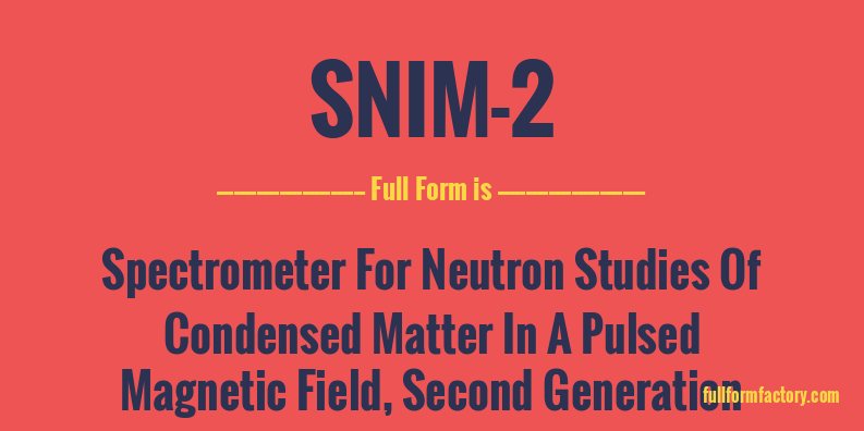 snim-2-full-form