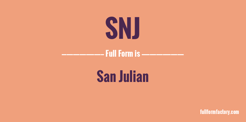 snj-full-form