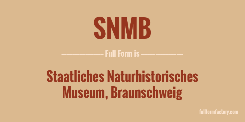 snmb-full-form