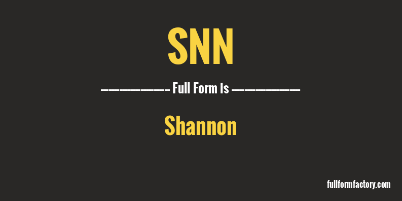snn-full-form