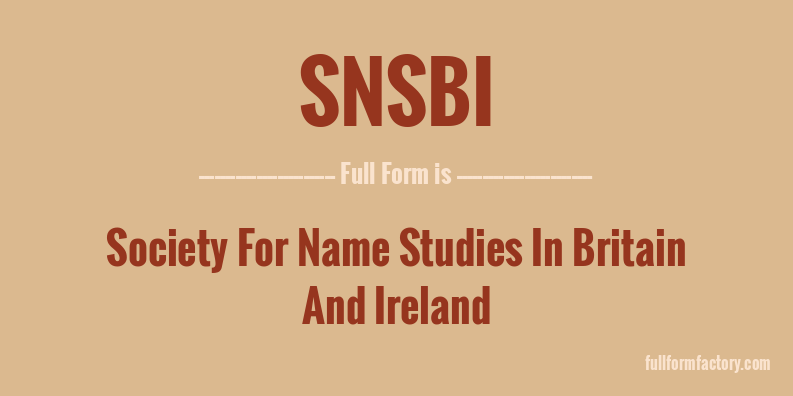 snsbi-full-form