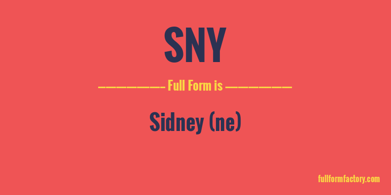 sny-full-form